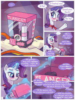 syoeeb: “Rarity’s Present” (Page 2) managed to squeeze