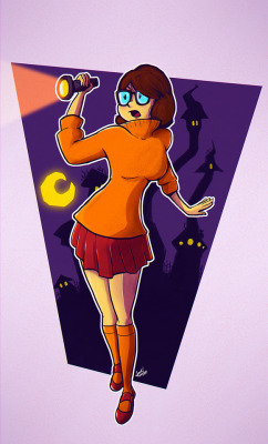 dajimx:  Well, this time i’ve drawn Velma from the Scooby Doo