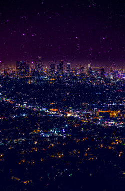 northskyphotography:  Stars Over Los Angeles by North Sky Photography