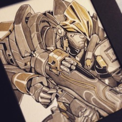 ghost-phage:Done !! #pharah #overwatch