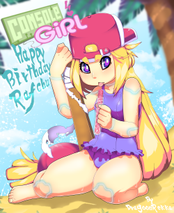 dragoonrekka:   Rafchu’s Birthday ! © DragoonRekka/ Rafchu