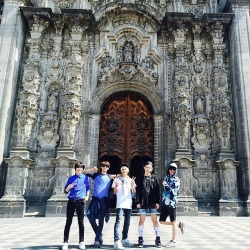 kittyexokat:  Key’s new Instagram update. SHINee in Mexico.