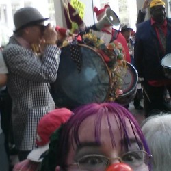 All the best parties have a marching band <3 #sanfrancisco