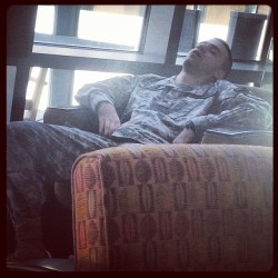 Army dude be posted 😂 #bored #usarmy #knockedout