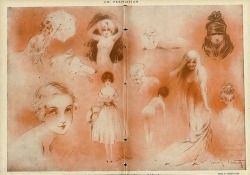 virginwhoreofbabylon:  Louis Icart Sketches 