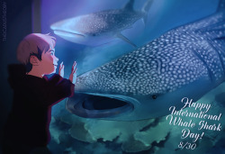 HAPPY INTERNATIONAL WHALE SHARK DAY EVERYONE!August 30 is that
