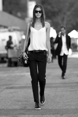 senyahearts:  Models Off Duty: Pauline Hoarau - Street Style,