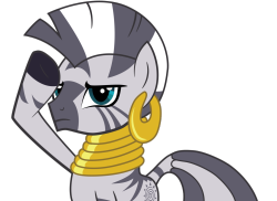 lyratime:  I can’t find a sitting zecora but I found this pic