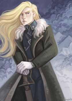 malledari:  Olivier Mira Armstrong whom I drew for FMA Zine at