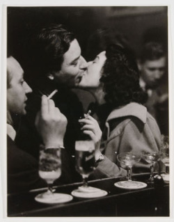 killerbeesting:  Chargesheimer, At the Bar-Kissing Couple, Cologne,