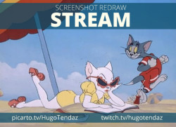 Screenshot Redraw Stream on - Picarto and TwitchSummer is