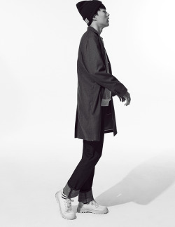 koreanmodel:Jang Kiyoung by Kong Younggyu for Roliat Spring 2014