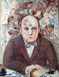 “The Day Aleister Crowley Made The Golem Of Flesh” 50 x 70 cm,