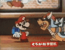 suppermariobroth:Mario is moved to tears by Bowser’s kindness