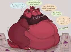 Pie Eating Competitions Are Three Times Easier!Artist:  Chunky