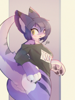 electrycpynk: Commission for Tsukiyo at twitter! c: