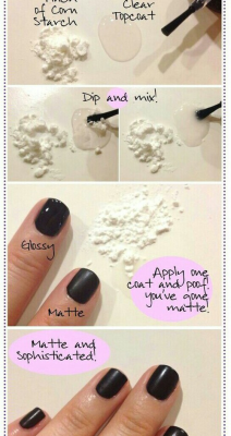 keepcalmitschina:  How to get that matte finish.