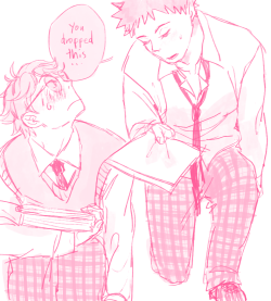 milkbois:  ok but iwaoi au where oikawa is the pretty nerd and