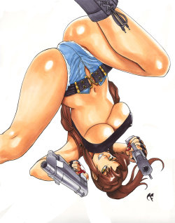 fandoms-females:  AF #7 - Hands Up ! ( revy_from_black_lagoon_by_daikkenaurora