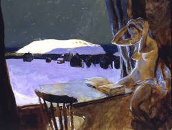 huariqueje:    Monhegan’s Schoolteacher   -  Jamie Wyeth