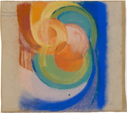 guggenheim-art:  Study for “Disks of Newton” (“Disques