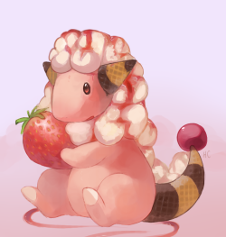 pikaflare:  Flaaffy Sundae 