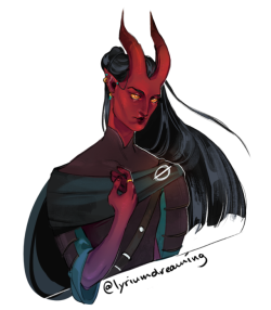 oooocleo:a tiefling for @lyriumdreaming  ✨  