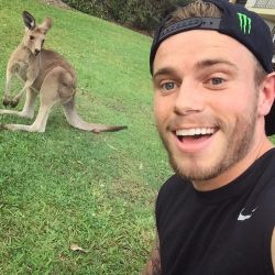 jedinickie:  Just hanging out down under with my buddy, Joey!