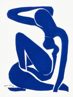 “Blue Nude."  1952 Henry Matisse.  1869-1954