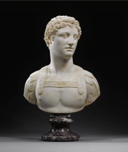freystupid:  Bust of a Youth in Cuirass.  mid 16th.century.Domenico