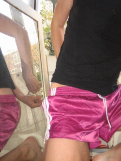 shorts-and-underwear:  Pink adidas shorts
