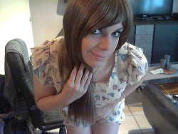 sissyjoyce:Me in a new dress that i bought!
