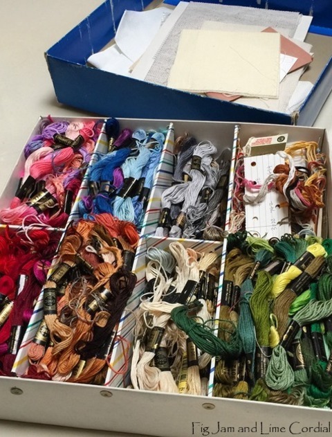 A Box of Embroidery Cotton