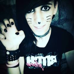 Raaaaaawr =^_^= #emo #trap #tgirl #scenegirl #scene #emogirl