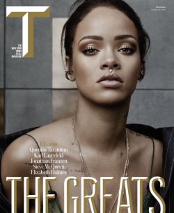 fuckyeahrihanna:  Rihanna covers New York Times’ T Magazine. Read