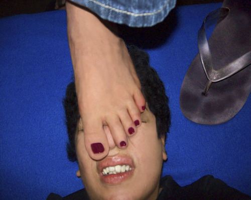 honestlyshamelesscollective:  frafra6039:  Stupid low-down slave Pia sniffing smelly sweaty feet of a superior woman  boner 