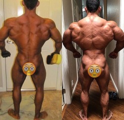 musclegodselfies:  Santiago Almazan, 2011 vs 2016, 30lbs of roid