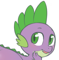 clop-dragon:  redintravenous:  Spike butt deleted the other post