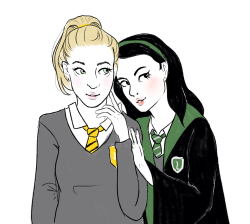 li-tian:  Betty & Veronica Hogwarts AU(Bonus: Archie &