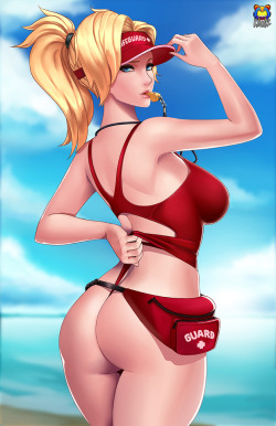 kyoffie:Mercy Baywatch done! :D https://www.patreon.com/posts/mercy-baywatch-13183387 #mercy #overwatch #Baywatch 