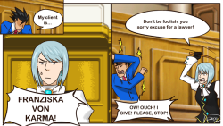 bitsofbyte:  Is there gonna be a game where Franziska is the