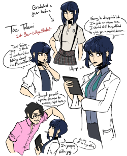 scruffyturtles: Continuing the Adult Confidant AU with Takemi~