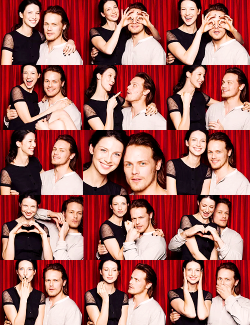 briannaefraser:  Sam Heughan & Caitriona Balfe via TVGuide