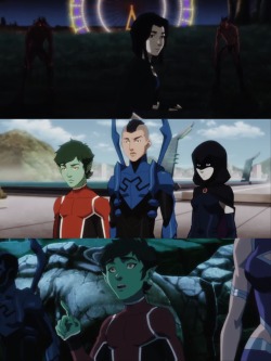 belladavina:  Raven and Beast boy in the Justice League vs Teen