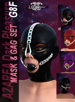 AZAREA Dark Pleasure mask and GAG set is a set for Genesis 8