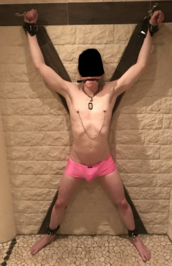slave2megamaster4u:This is a recent picture of me tied up by