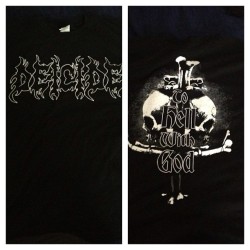 coreshirts4sale:  Deicide ‘To Hell with God’ shirt. Size