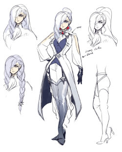 black-rose-autumn:  Winter Schnee’s official concept art by