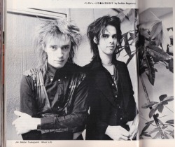 eilokt:  Young Nick Cave & Blixa Bargeld.