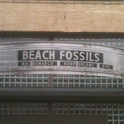 beachfossilsnyc:  #tbt the most insane lineup at Music Hall of